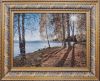 Tapestry paintings in framing frame double